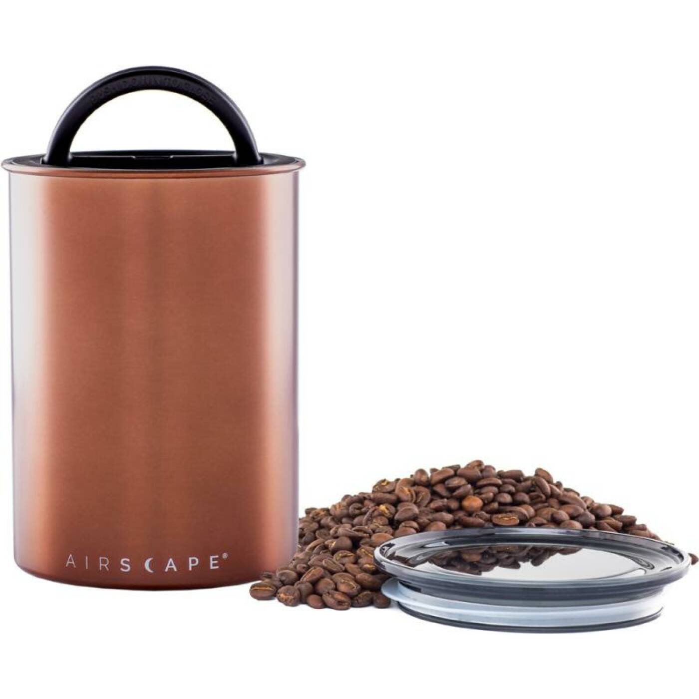 Airscape Edelstahl-Aromabehälter medium, Kupfer gebürstet