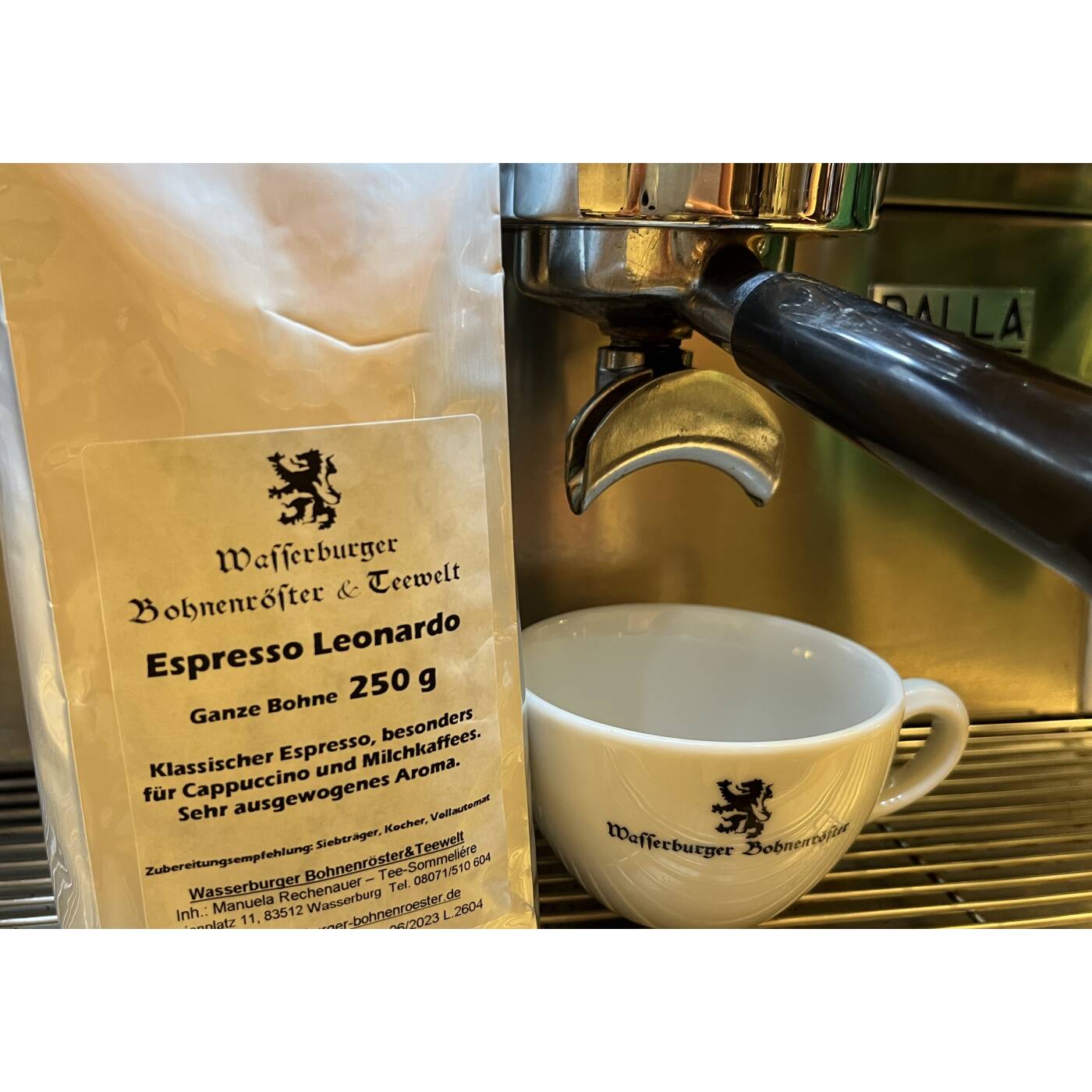 Espresso Leonardo, würzig-cremig