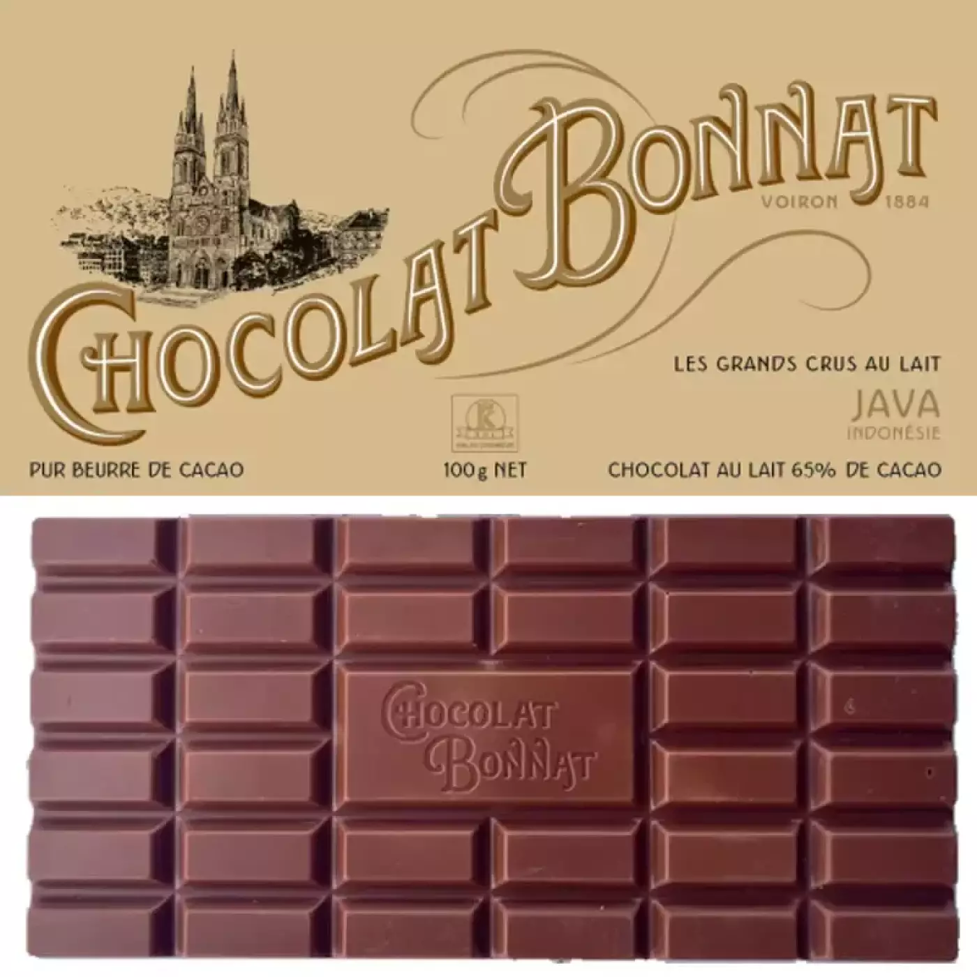 Chocolat Bonnat, Milchschokolade Java