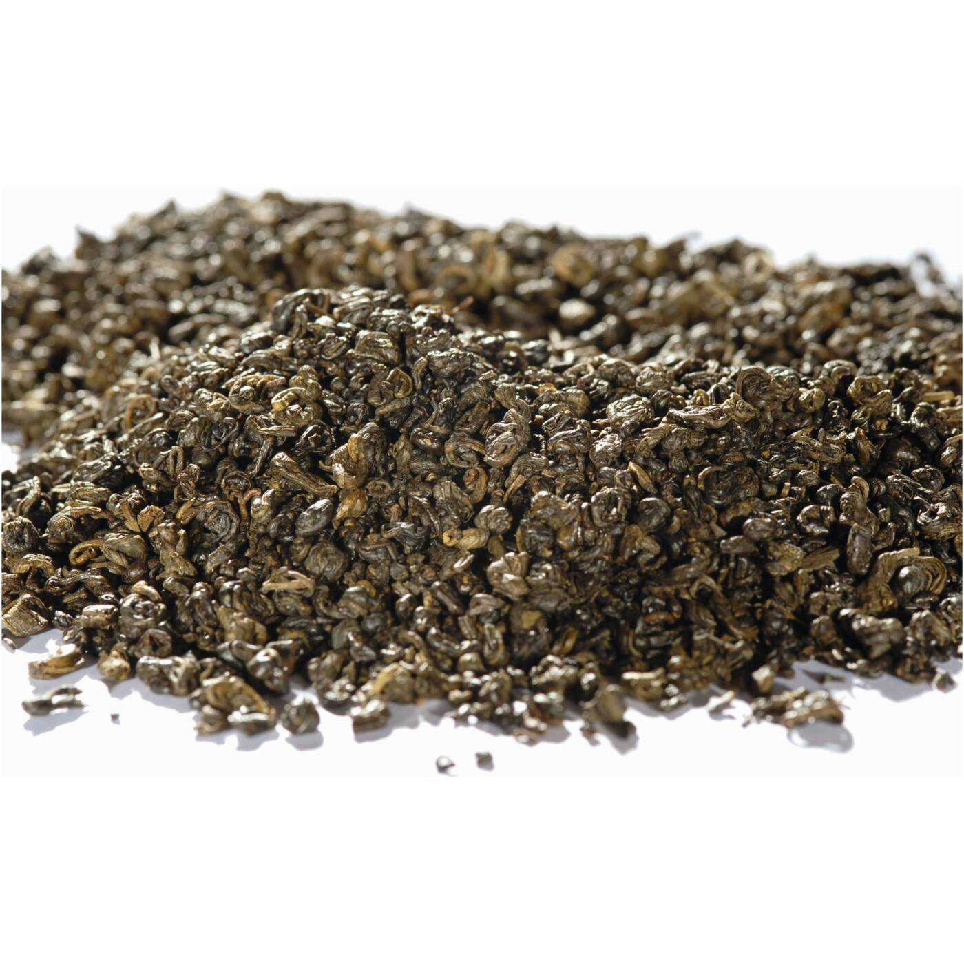 Grüner Tee "Gunpowder", getrocknetes Blatt