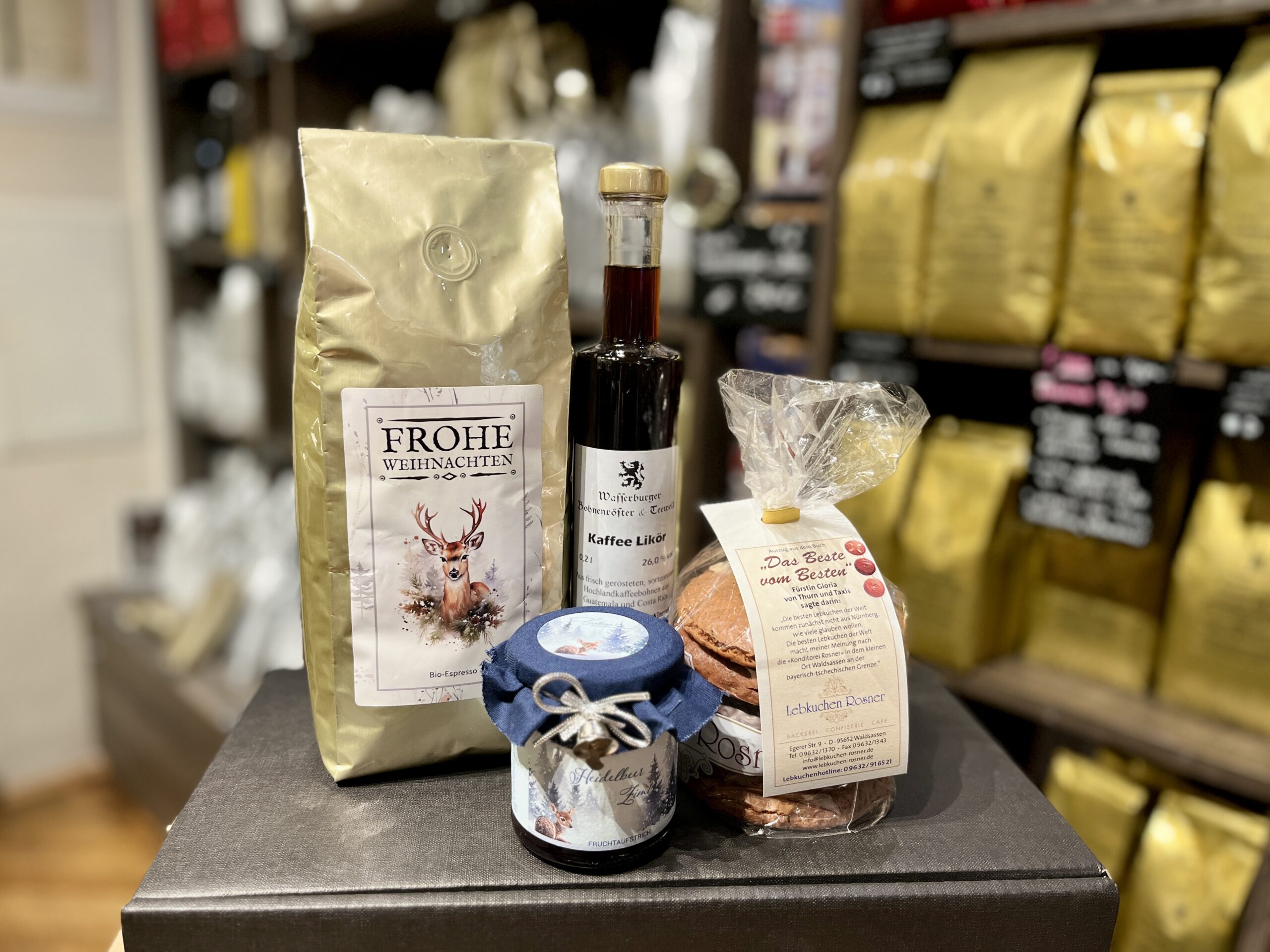 Geschenkbox "Weihnachtliche Espresso-Zeit", direkt gehandelt