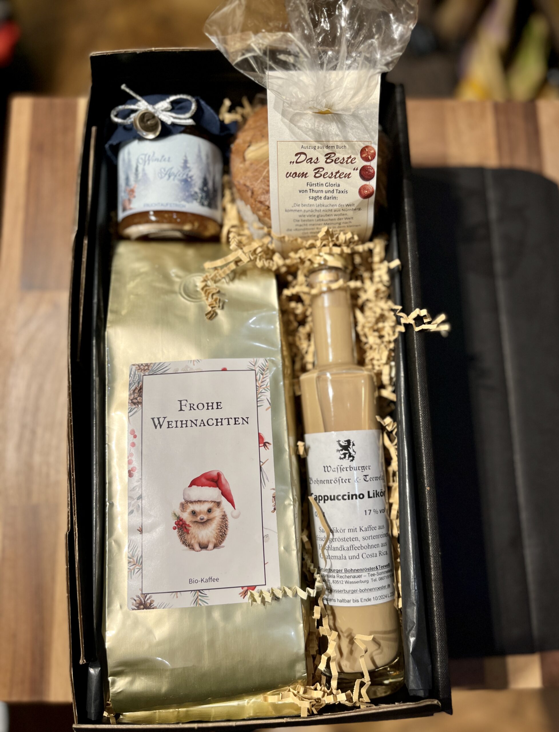 Geschenkbox "Weihnachtliche Espresso-Zeit", direkt gehandelt