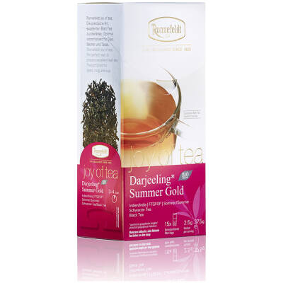Schwarzer Tee "Bio Darjeeling Summer Gold" joy of tea 