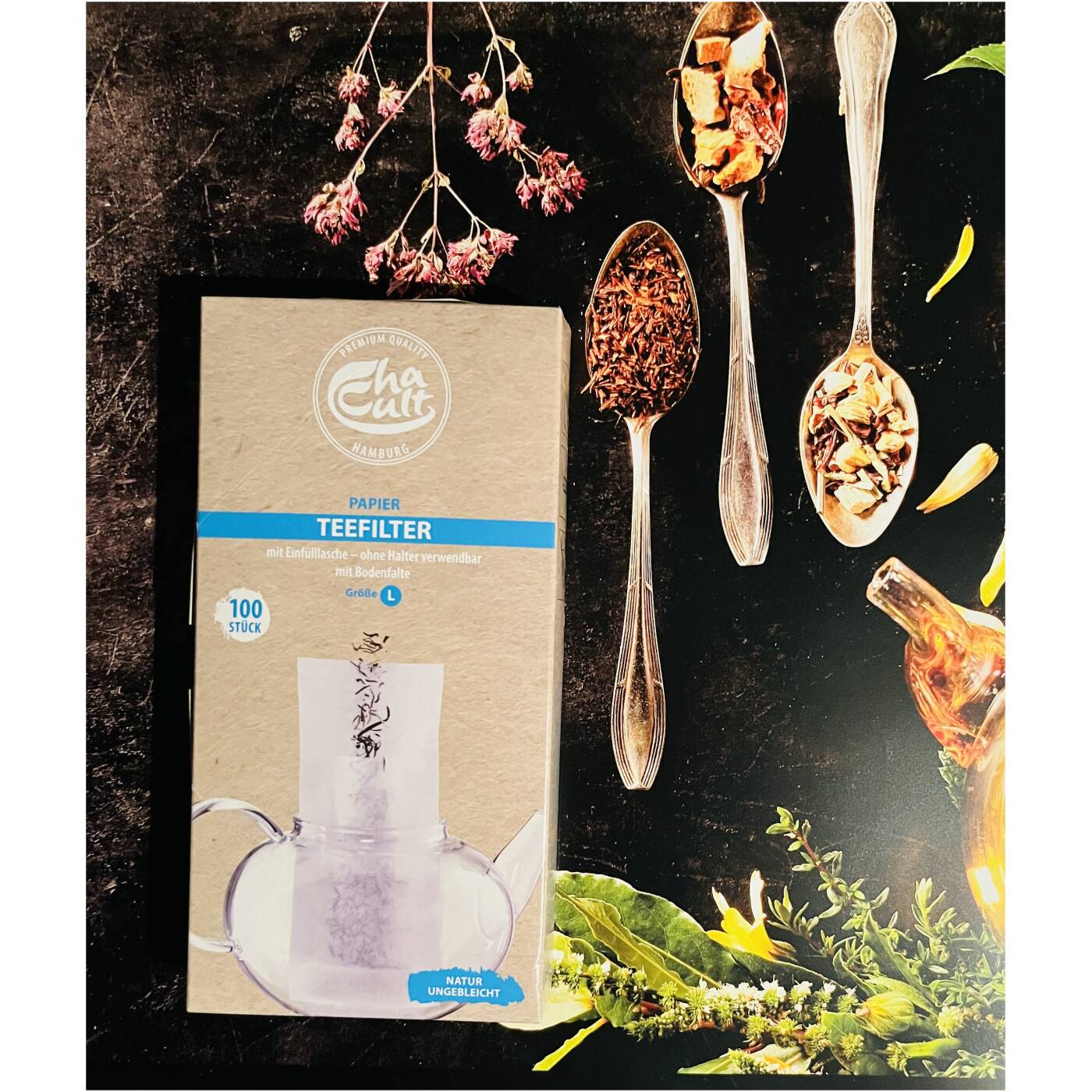 Papier Teefilter Größe L