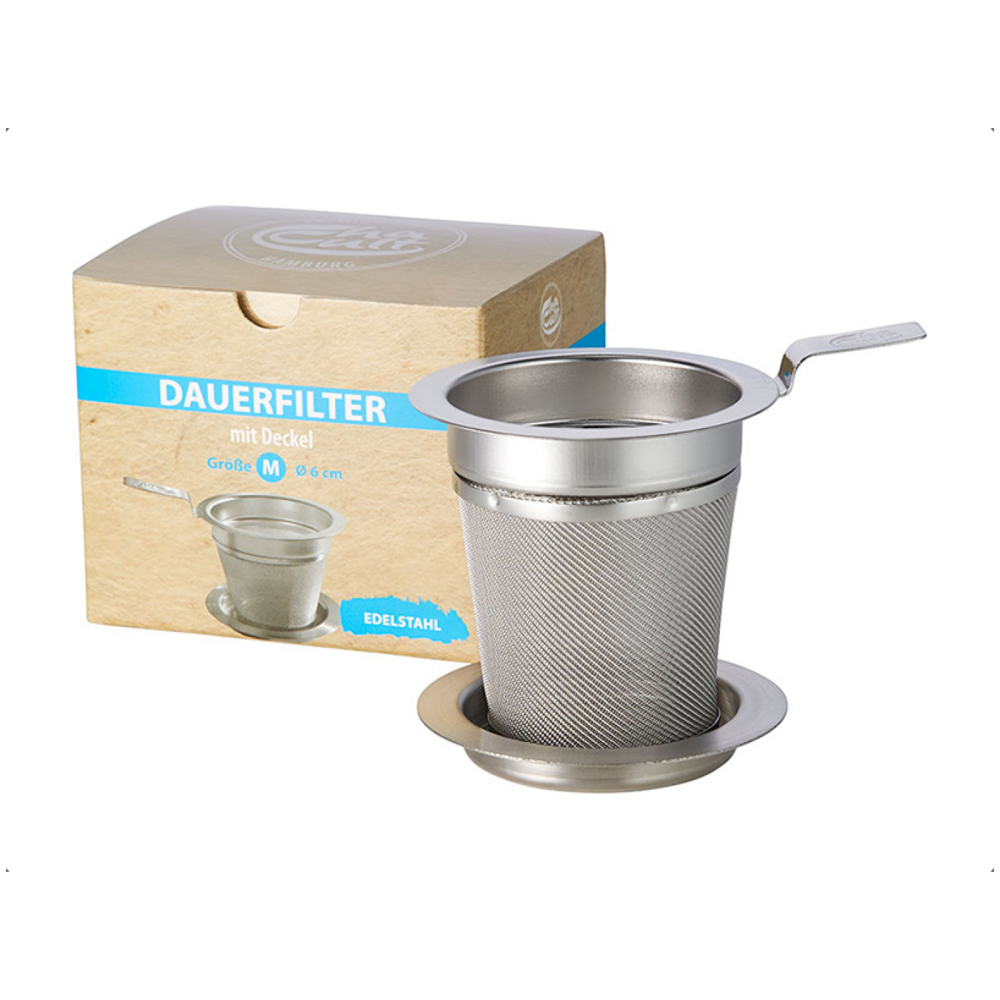 Teefilter "Cha Cult - Edelstahl" Größe M