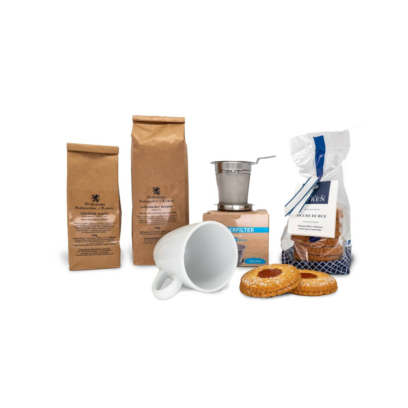 Versandfertige Geschenkbox "Tee-Pause"
