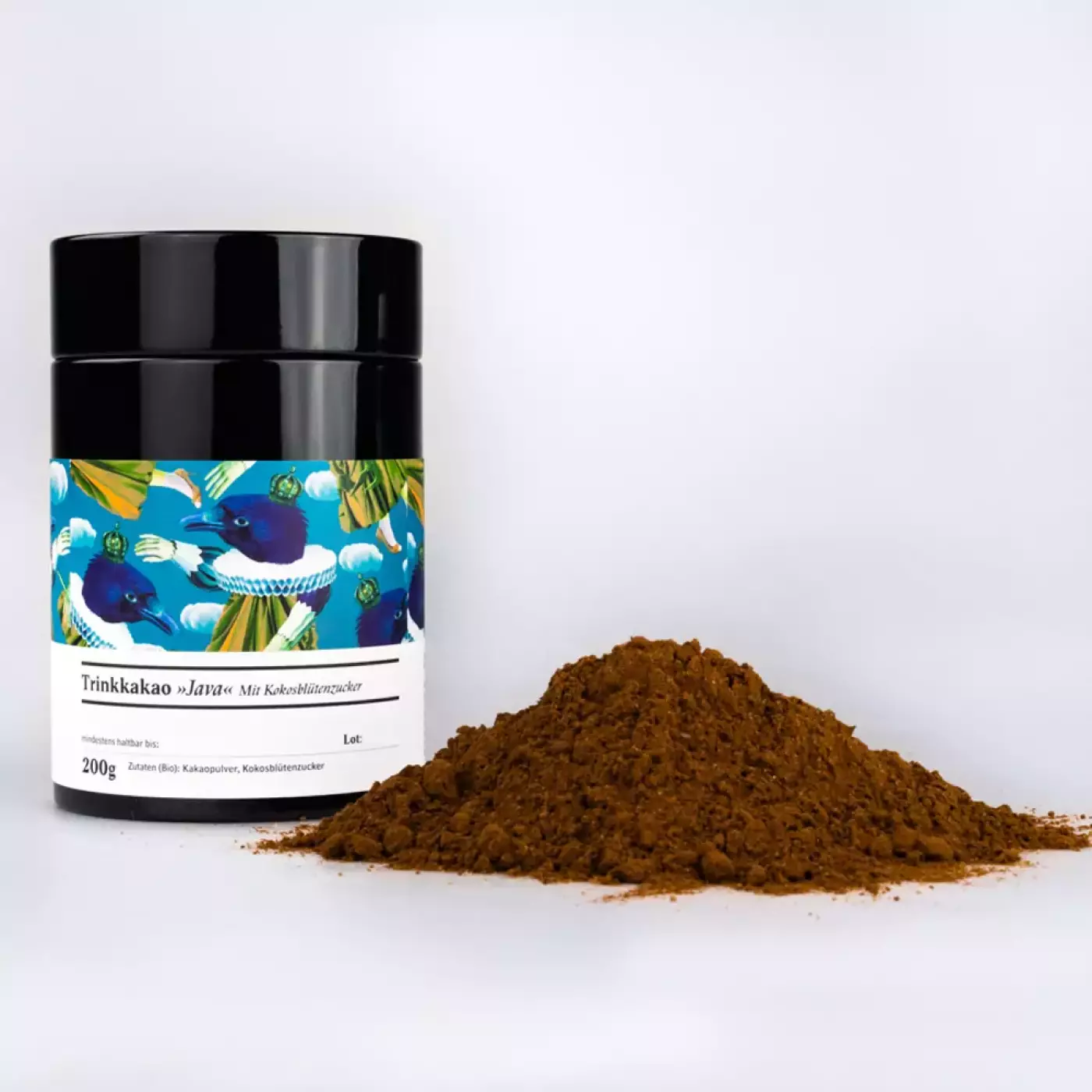 Bio Trinkschokolade aus Rohkakao, Java